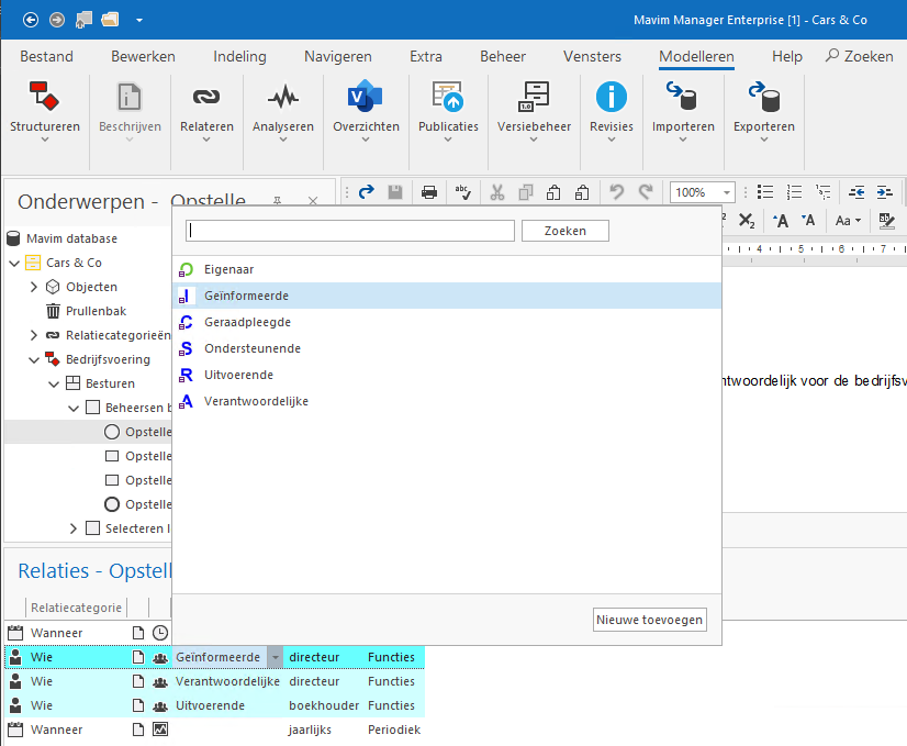 change characteristic field relation nl