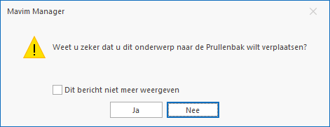 delete topic warning nl